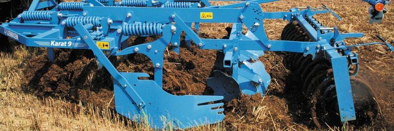 Durch die schmierfreien Kunststoffgleitlager von Igus im Überlastelement des Karat 9 von Lemken kann auf eine nachträgliche Schmierung komplett verzichtet werden.