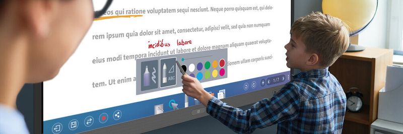Benq präsentiert auf der Learntec 2020 ein interaktives 86-Zoll-Display und einen Kurzdistanzprojektor mit Laserlichtquelle.