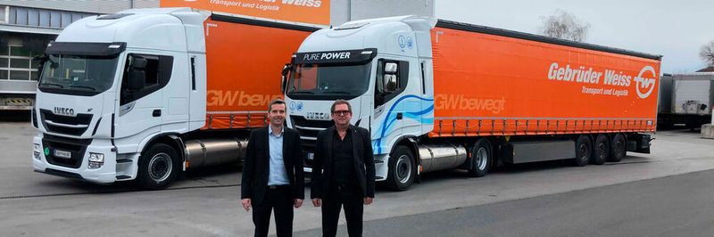 Mit den zwei neuen LNG-Lkw ist die Flüsiggasflotte von Gebrüder Weiss auf fünf Fahrzeuge angewachsen.