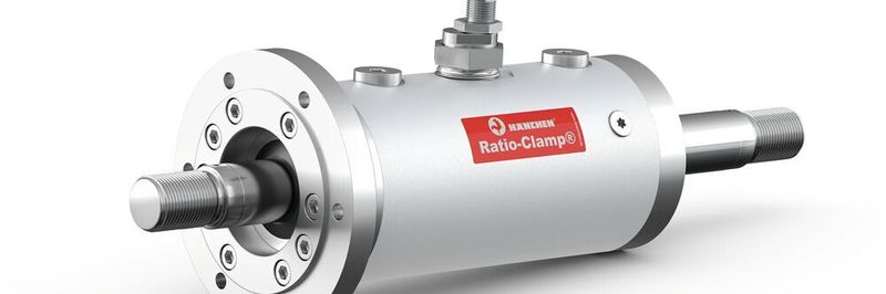 Die Sicherheitsklemmung Ratio-Clamp lässt sich zum sicheren Halten von Lasten in schwerkraftbelasteten Achsen im Rahmen der Maschinenfunktionalität einsetzen.