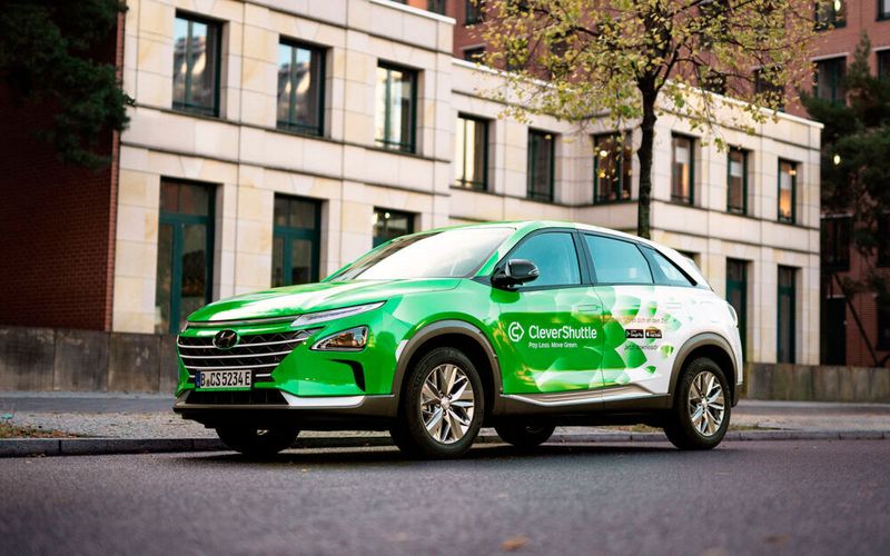 Der Fahrdienst Clever Shuttle setzt ab Februar 25 Brennstoffzellenfahrzeuge des Typs Hyundai Nexo in seiner Berliner Flotte ein.