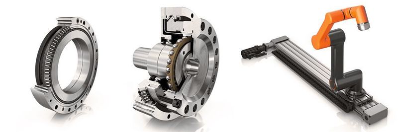 Schaeffler zeigt auf der Hannover Messe 2020 u. a. neue Komponenten für den Einsatz in Leichtbaurobotern und kollaborativen Robotern: das Schrägnadellager XZU, die Getriebeeinheit RTWH und einbaufertige Linearachsen, die das Einsatzgebiet der Roboter um ein Vielfaches steigern können.