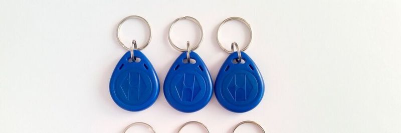 Im Bild: RFID Tags für die Zutrittskontrolle