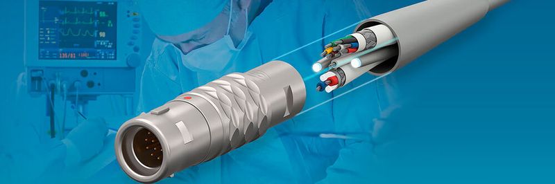 Für medizinische Roboter, Endoskope oder auch die Patientenüberwachung eignen sich die neuen silikonumspritzten Systemlösungen von Odu hervorragend.