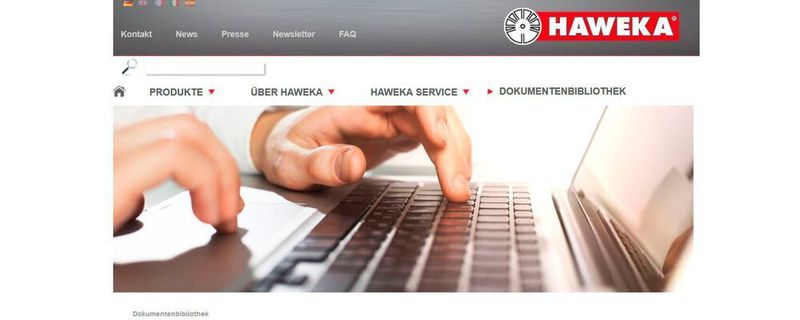 Die neue Dokumentensuchfunktion ist übersichtlich gegliedert und frei zugänglich.