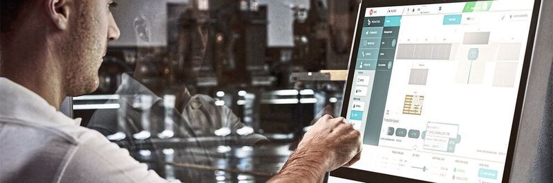 Übersichtlich: An den Maschinen profitieren die Bediener von den ergonomisch grafisch gestalteten Bedienoberflächen mit automatisierten Abläufen.