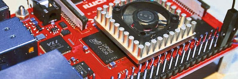 Raspberry Pi 4 mit Chip Cooler