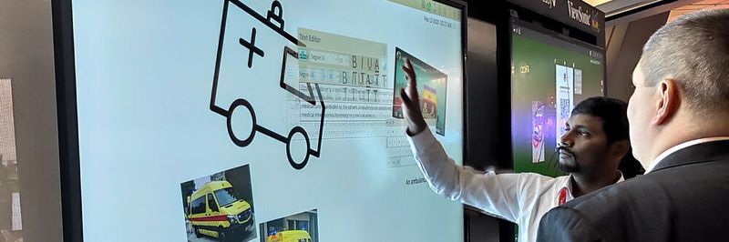 Mit MyViewBoard verfügt Viewsonic über ein eigenes Whiteboard-Ökosystem. Auf der ISE präsentierte der Hersteller neue Funktionen wie etwa Screensharing über die Cloud.