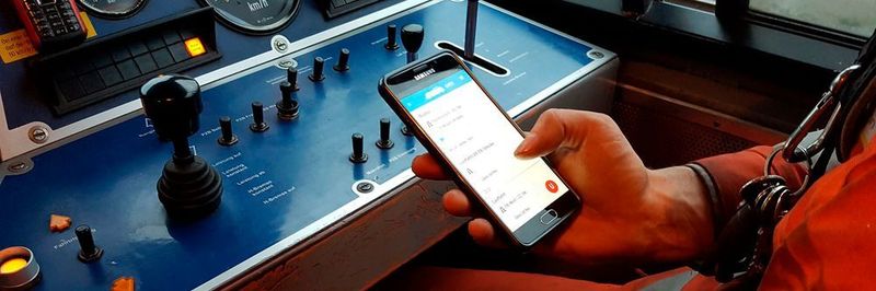 Lokführer können mit der neuen App Aufträge direkt selbst im System bestätigen.