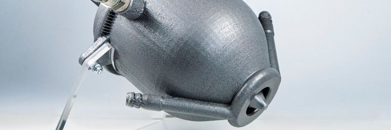 Forschern ist es mittels Additiver Fertigung gelungen, ein funktionierendes Aerospike-Triebwerk herzustellen. Der Prototyp kann auf der Hannover Messe betrachtet werden.