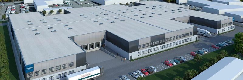 Der Nebau in Gewerbepark Am Pferdemark in Hannover-Langenhagen soll im dritten Quartal 2020 beginnen.
