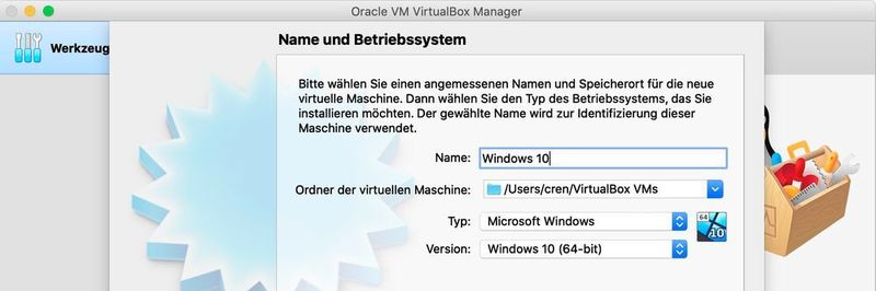 VMs werden wie reguläre PCs eingerichtet.