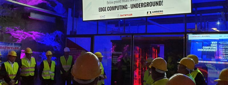 Die Eröffnung des Edge Computing-Prototypen fand im vergangenen September im Versuchsstollen Hagerbach statt.