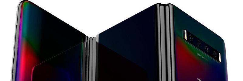 Das Foldable Tablet von TCL lässt sich einfach zusammenklappen.