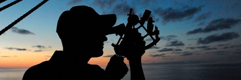 Old School: Im Zeitalter der Satellitennavigation hat der Sextant (weitgehend) ausgedient.