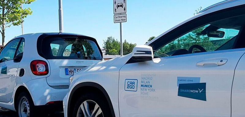 Der Carsharing-Anbieter Share Now ist aus der Fusion von DriveNow und Car2go entstanden.