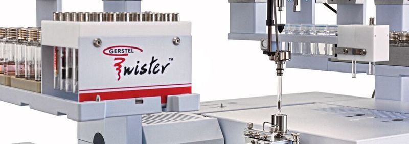 Fig.1: Gerstel MPS-SBSE-TDU-GC-MS/MS system used for the determination of around 100 contaminants including priority pollutants as specified in the EU Water Framework Directive (EU WFD).