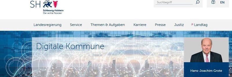 Startseite von „Digitale Kommune“