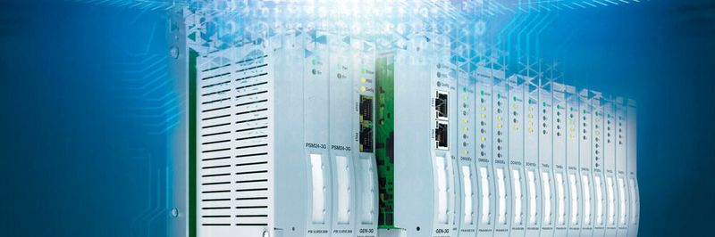 Gerüstet für die Zukunft: die Ethernet-Gateways integrieren sich nahtlos ins excom-System, vorhandene Modulträger sowie alle anderen Komponenten der Feldbus-Systeme können weiter verwendet werden.
