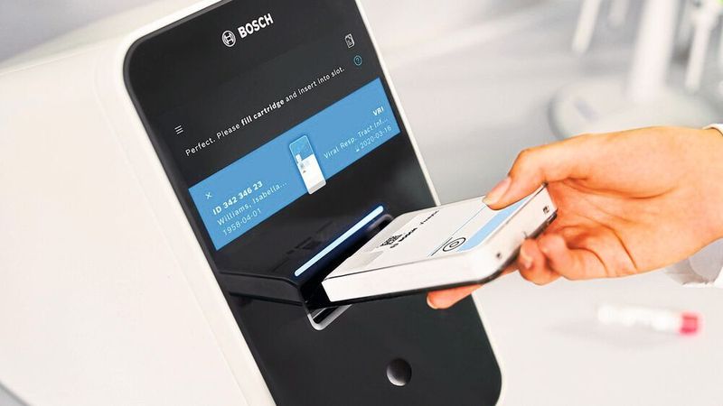 Ein neuer Schnelltest von Bosch soll eine Diagnose in unter 2,5 Stunden ermöglichen.