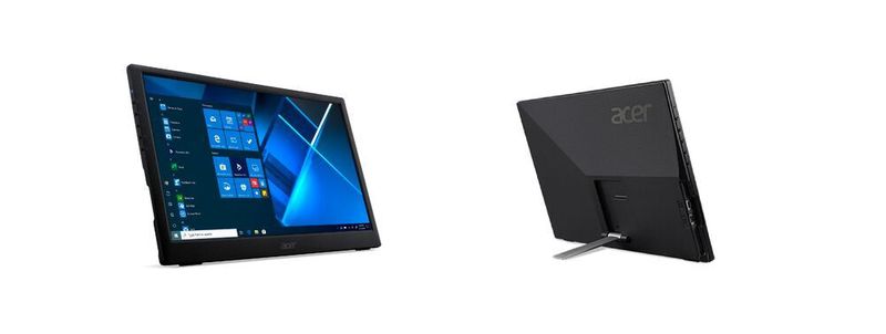 Der portable Acer PM161Q wiegt nur 970 Gramm und bietet eine Bildschirmdiagonale von 15,6 Zoll.