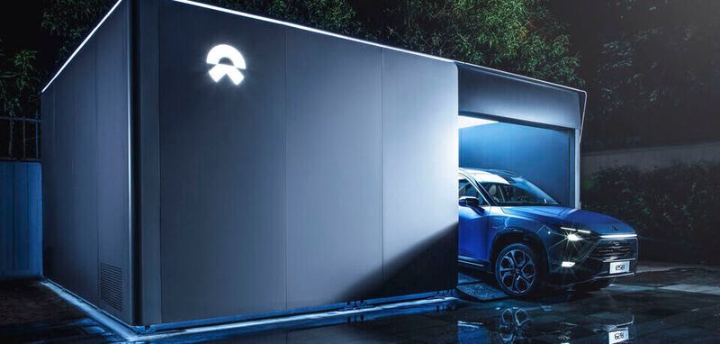 NIO wurde im November 2014 gegründet und beschäftigt mittlerweile über 9.000 Mitarbeiter weltweit. Im Bild: Das siebensitzigen E-SUV ES8.
