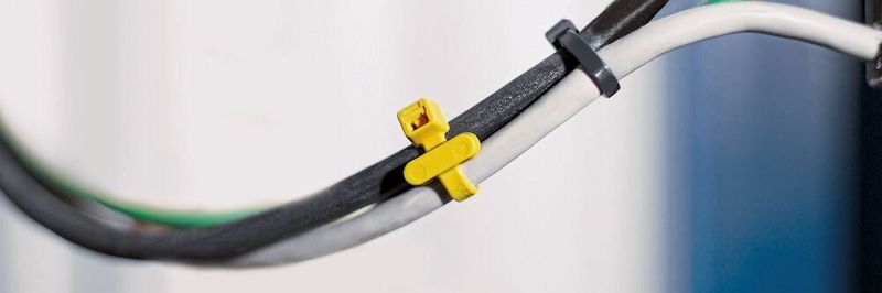 RFID-Kabelbinder: Zeit sparen mit kontaktloser Produktkennzeichnung in vielen Applikationen. RFID-Kabelbinder unterstützen die Anforderungen von Industrie 4.0.
