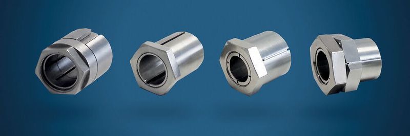 Die Spannsätze KBS56, 57, 58 und 59 von KBK Antriebstechnik lassen sich schnell per Maulschlüssel montieren.
