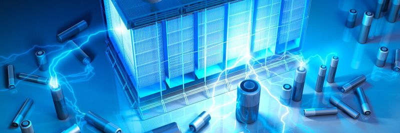 Supercapacitors store more energy than ordinary capacitors by creating a very thin, "double layer" of charge between two plates, which are made from porous, typically carbon-based materials soaked in an electrolyte.