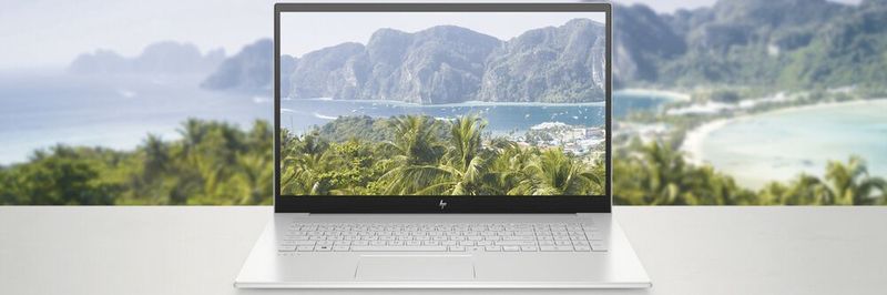 Das neue Modell des HP Envy 17 ist durch schmalere Ränder um das Display kompakter und mit 2,73 kg knapp 100 Gramm leichter geworden als das Vorjahresmodell.