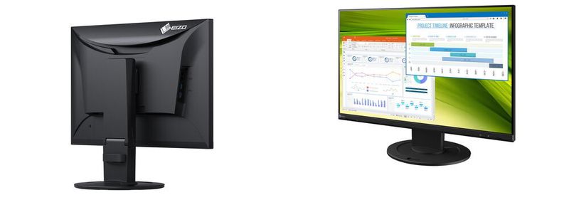 Der FlexScan EV2360 stellt auf 22,5 Zoll Diagonale eine Auflösung von 1.920 x 1.200 Bildpunkten dar. Er ist der kleinste unter den nahezu rahmenlosen Monitoren des japanischen Herstellers.