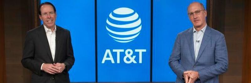 Stabwechsel bei AT&T: CEO Randall Stephenson (links) tritt in den Ruhestand. John Stankey (rechts) wurde zum Nachfolger bestellt.