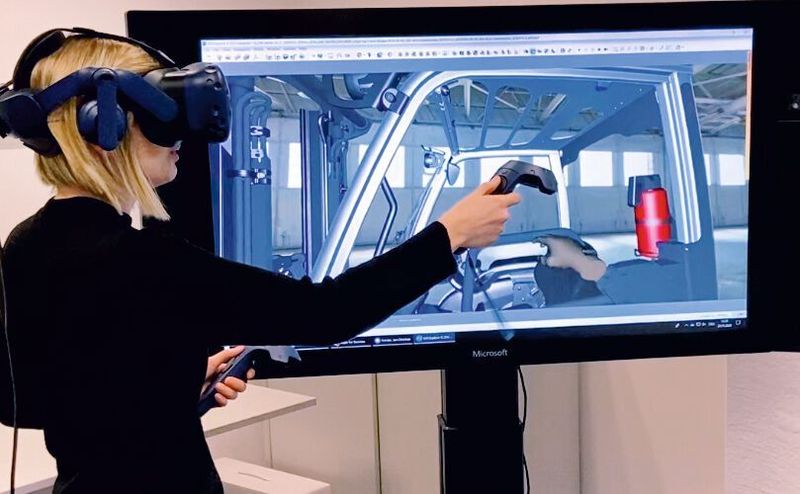 Bei der Kion Group wird in der Produktentwicklung auf eine Virtual-Reality-Lösung gesetzt und so die Time-to-Market von Neuentwicklungen beschleunigt.