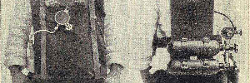 Ein Atemgerät aus dem Jahr 1909.