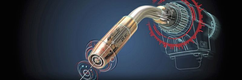 Beim Sensorsystem WireSense dient der Schweissdraht als Sensor.
