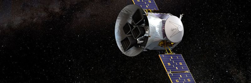 Artist concept of TESS Spacecraft. Image Courtesy of NASA's Goddard Space Flight Center.