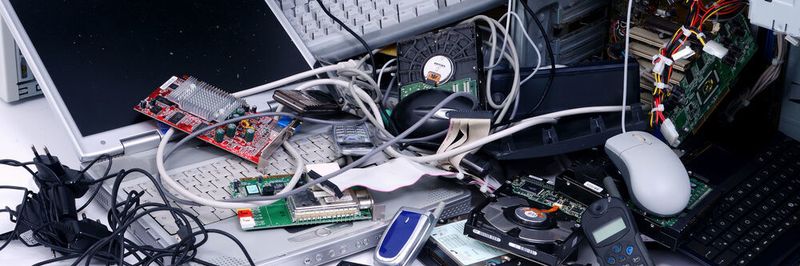 Nicht nur der Berg an Elektroschrott wächst, sondern auch der Datenmüll.