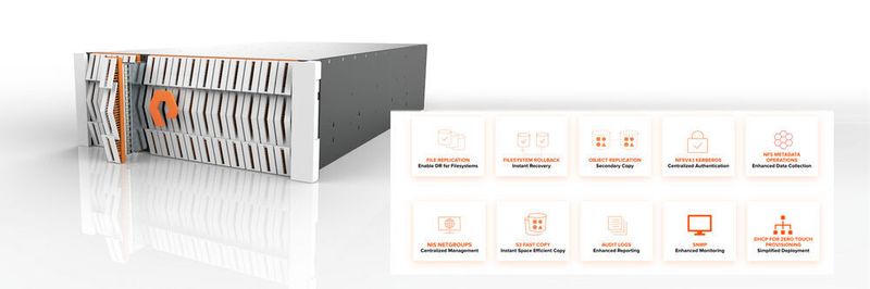 Pure Storage hat Purity//FB 3.0, die jüngste Version der Scale-Out-Software für die File- und Object-Storage-Plattform Flashblade, um etliche Funktionen wie die Replikation von Daten, ein Dateisystem-Rollback sowie die Replikation von Objekten erweitert.