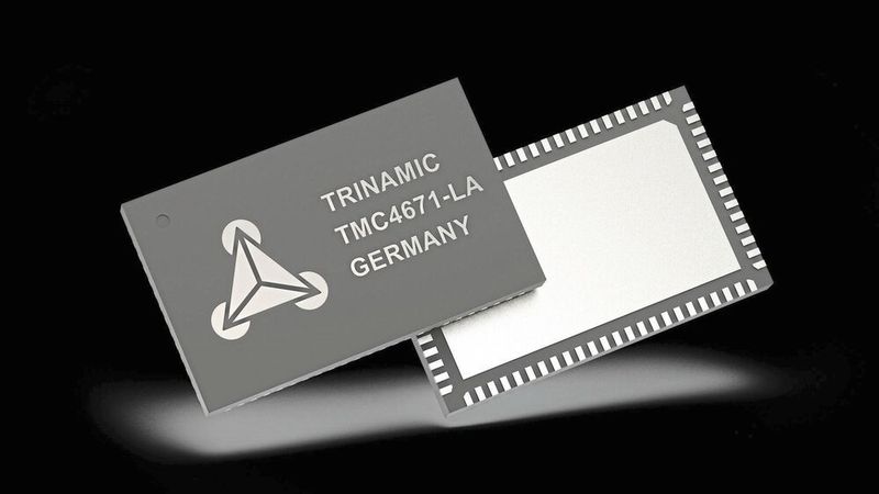 Servo-Regler-IC TMC4671-LA: Alle Steuerfunktionen sind in diesem intelligenten Chip integriert.