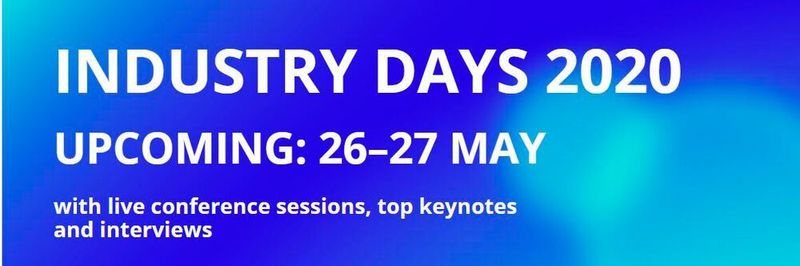 Vom 26. bis 27. Mai findet die nächste kostenlose Ausgabe der virtuellen Industry Days statt.