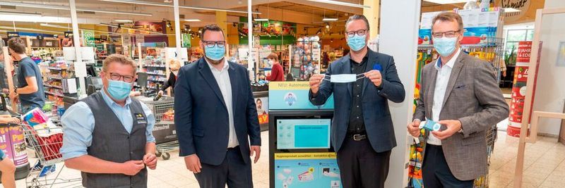 Ein erster Prototyp des "Harting Prevent" wurde im E-Center Hartmann im ostwestfälischen Stemwede-Levern aufgestellt.