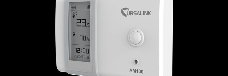 Die Ursalink AM100-Serie können bei Umgebungstemperaturen von -40 bis + 70 °C in Innenräumen eingesetzt werden. Die Sensoren liefern Echtzeit-Daten zu Umgebungstemperatur und Luftfeuchtigkeit und erkennen zudem die Anwesenheit von Personen.