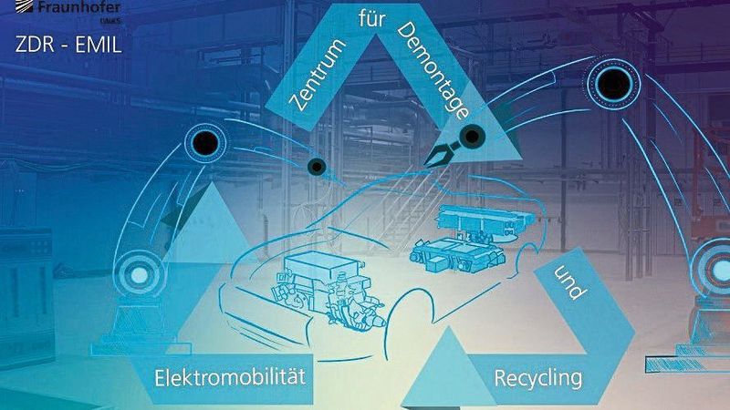 Das ZDR-EMIL etabliert eine effiziente Kreislaufwirtschaft für Funktionskomponenten der Elektromobilität, wie Batterien, Brennstoffzellen, Leistungselektronik und Magnete aus Elektromotoren von der Demontage über Re-Use bis zum Recycling.
