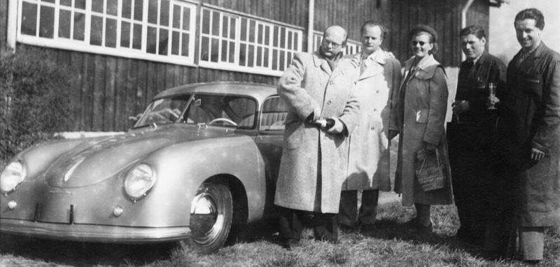 1950 kam es zur ersten Kundenauslieferung in Zuffenhausen.