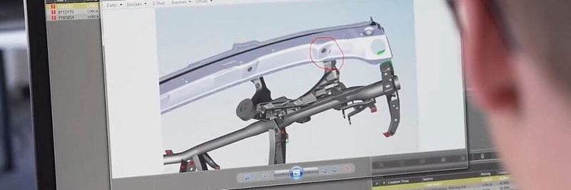 Der Quality-Monitor managt die Analyse von geometrischen Konflikten - von Kollisionen bis hin zu freifliegenden Bauteilen.