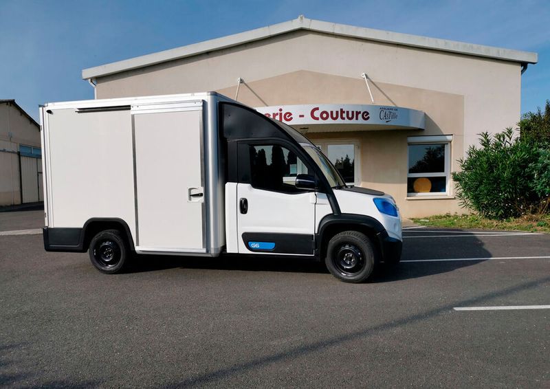 Den Goupil G6 wird unter anderem mit Kastenaufbau bestellbar sein.
