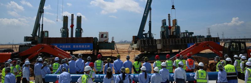 BASF hat mit Bau erster Anlagen des High-Tech-Verbundstandorts in Zhanjiang/China begonnen.