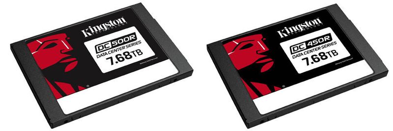 Kingston spendiert den DC500R- und DC450R-Serien eine 7,68-Terabyte-Variante.