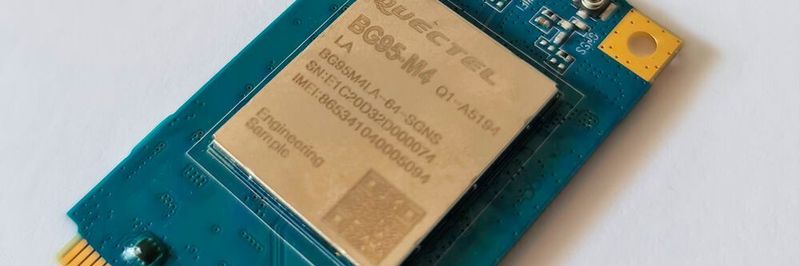 Das BG95-M4 Mini PCIe ist ein Multi-Band LTE Cat M1/Cat NB2/EGPRS Modul im Standard PCI Express Mini Card-Formfaktor (Mini PCIe).