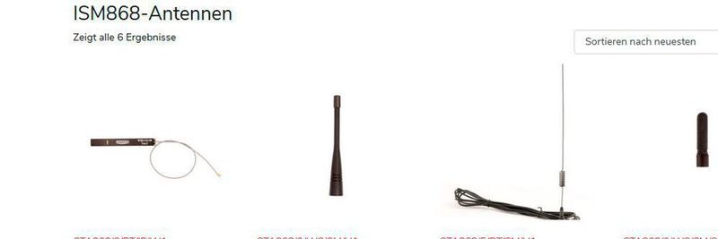 Im CompoTEK-Onlineshop ist jetzt auch ein ausgewähltes Antennensortiment erhältlich.
